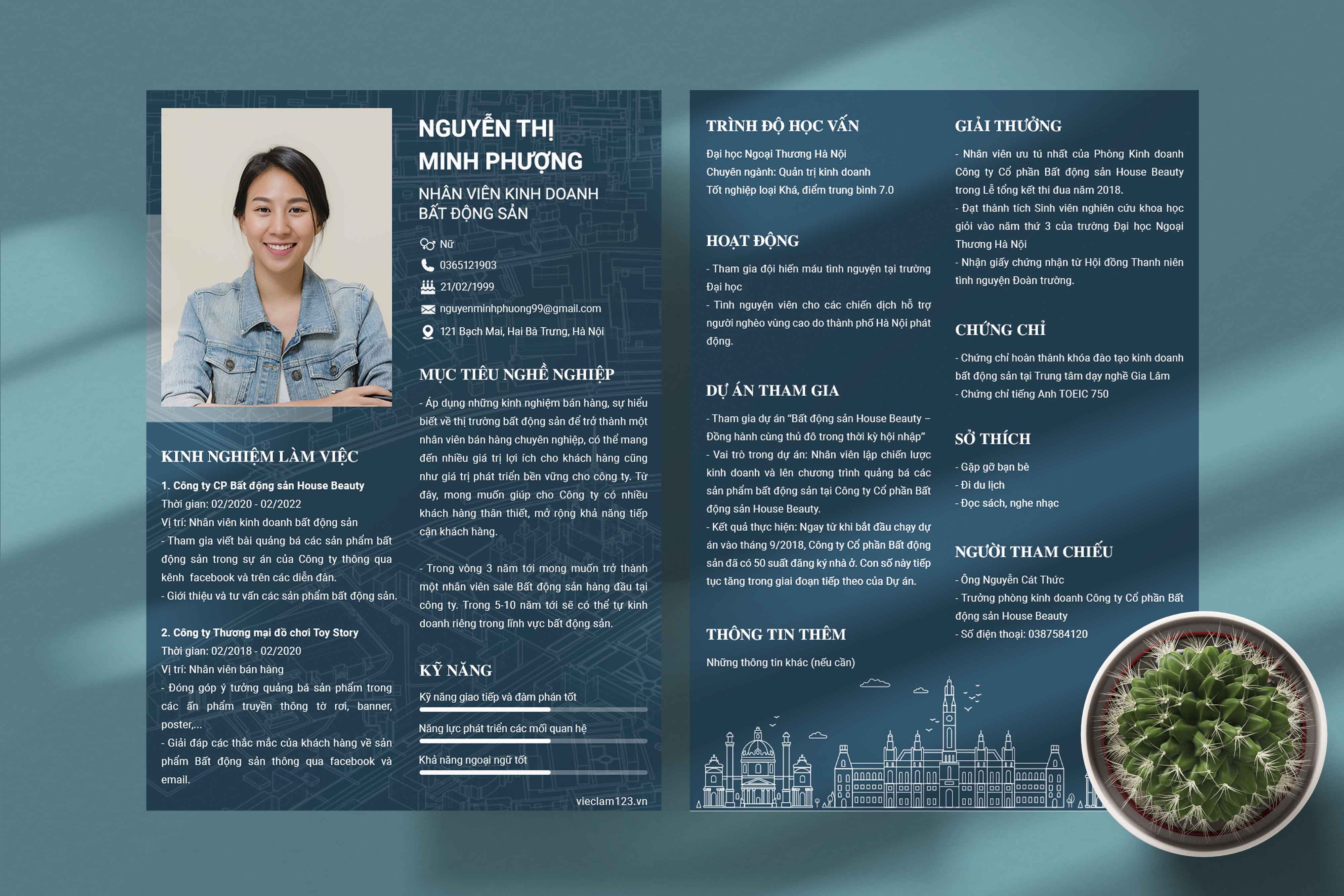 Cách viết CV KD bất Động Sản khi xin việc hiệu quả