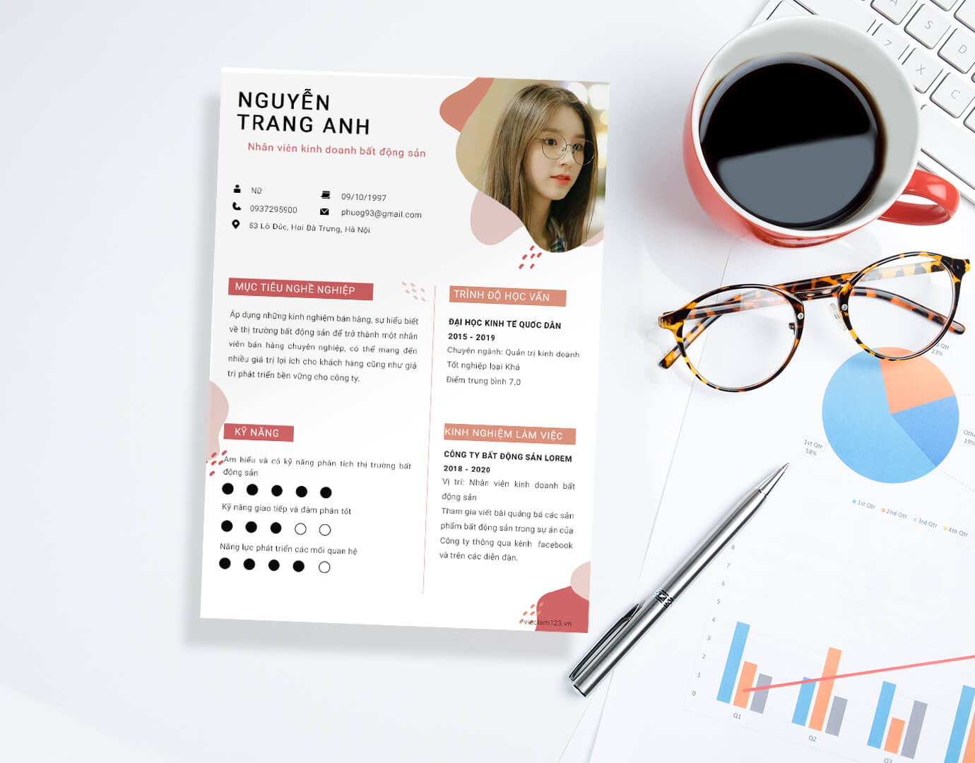 Mẹo viết CV KD bất động sản hiệu quả
