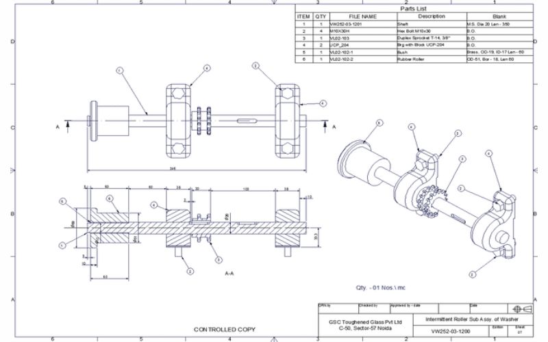 Biết cách đọc bản vẽ cơ khí giúp bạn nắm rõ cấu tạo chi tiết của máy móc sử dụng