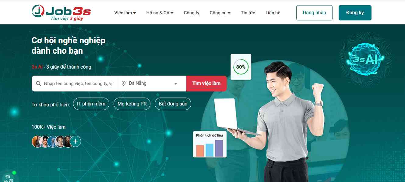 Job3s.ai là đơn vị đăng tải việc làm quận 12 uy tín và được nhiều người tin dùng