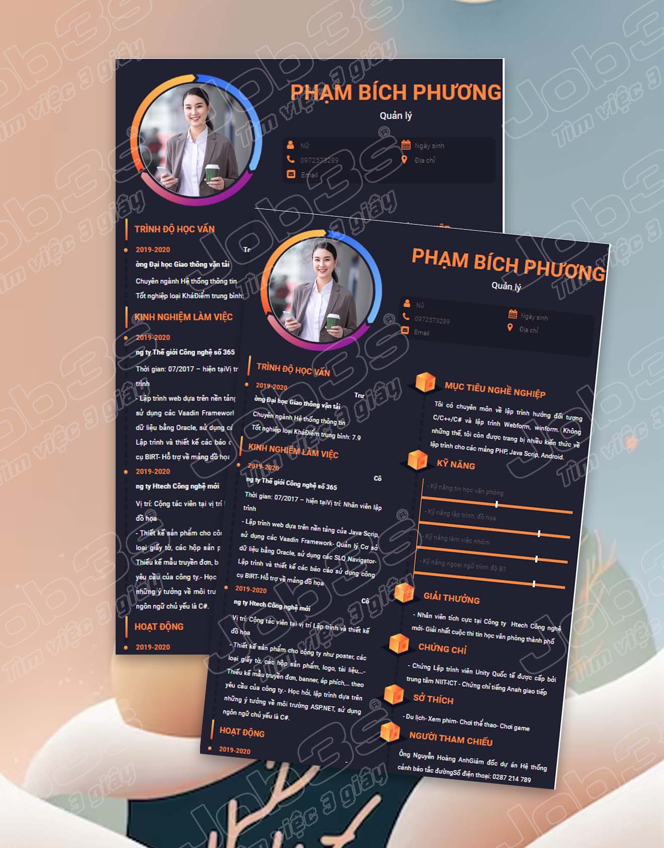 viết cv quản lý sản xuất