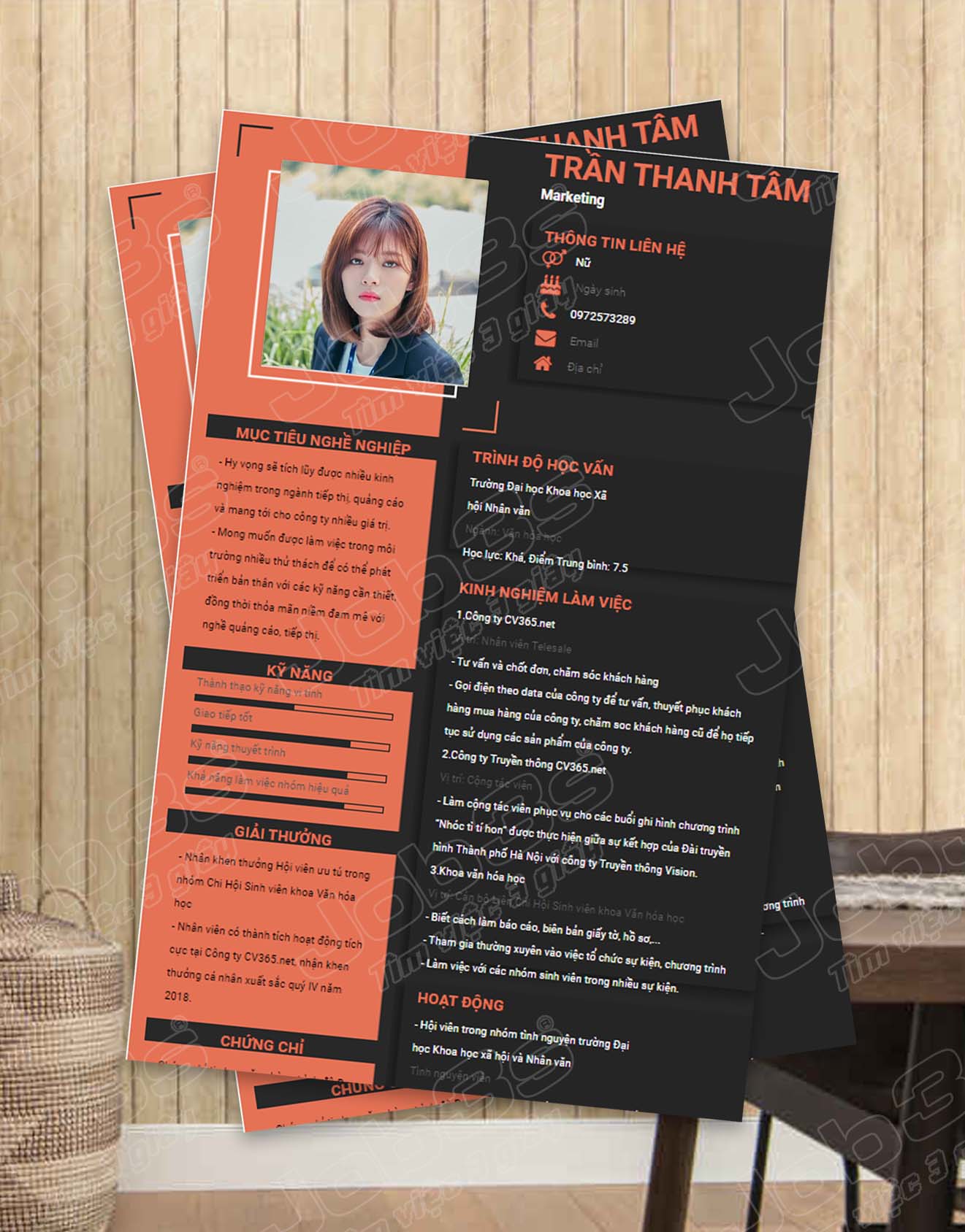 Cách viết phần tính cách trong CV ngành Marketing