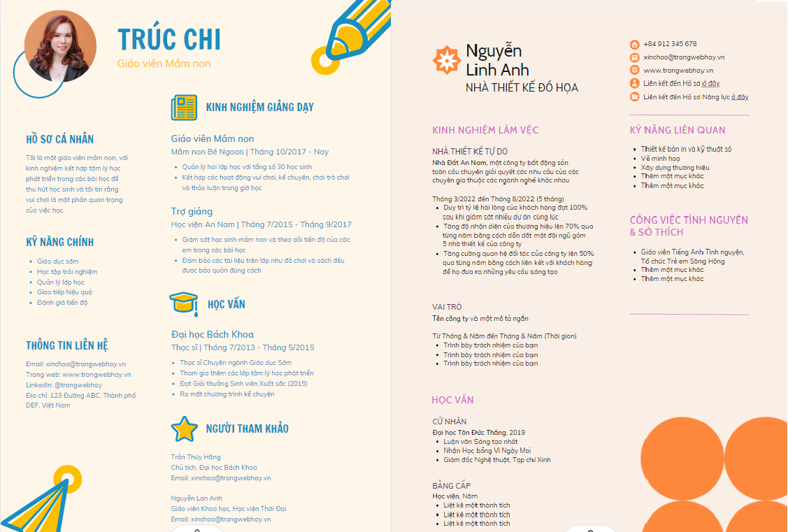 Mẫu viết CV cá nhân gây ấn tượng với nhà tuyển dụng