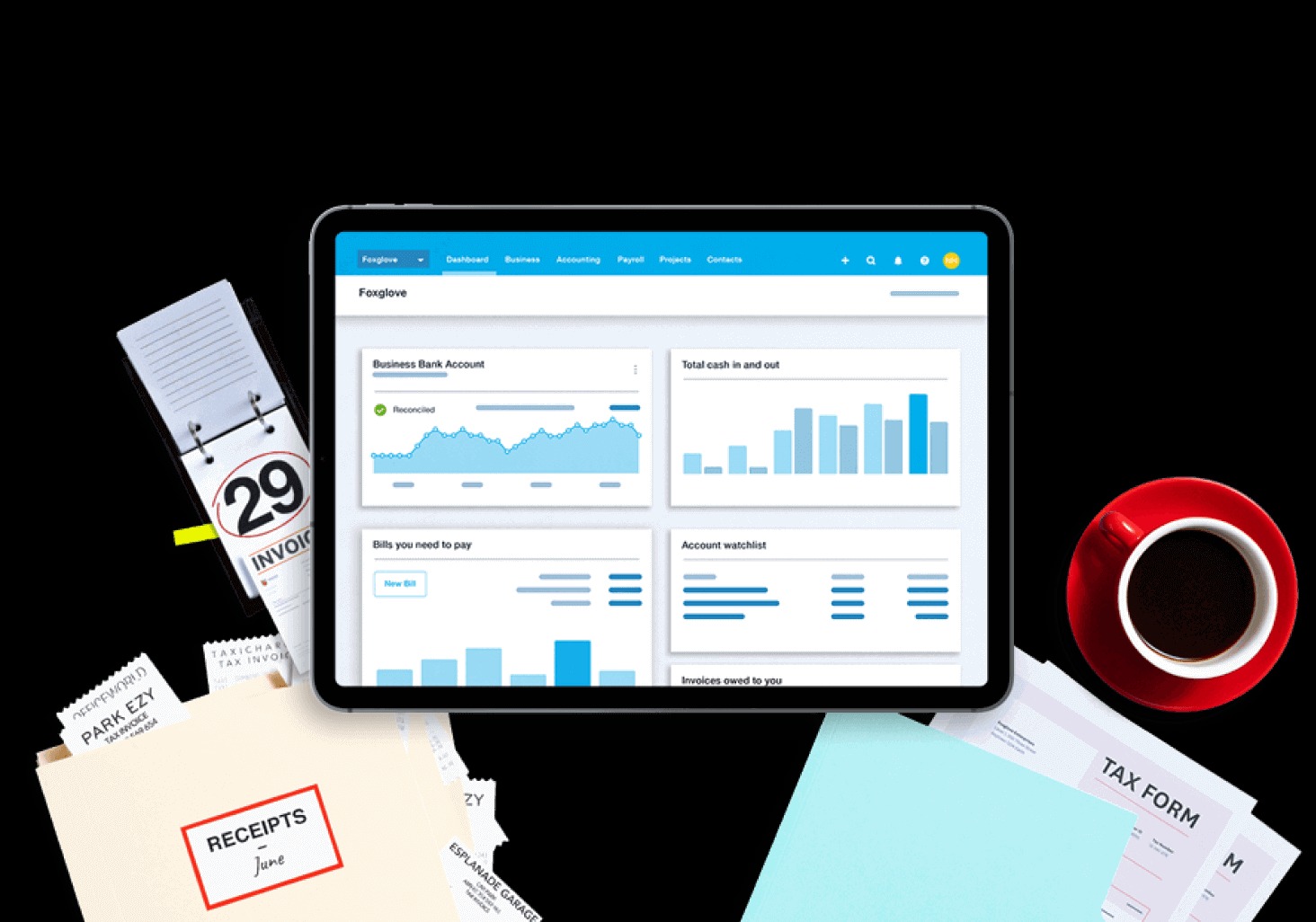 Minh họa phần mềm tính lương Xero