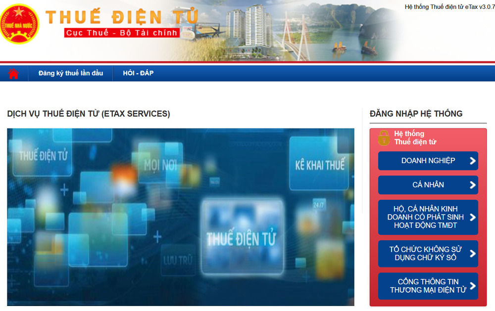 Tra mã số thuế cá nhân trên website của Thuế điện tử